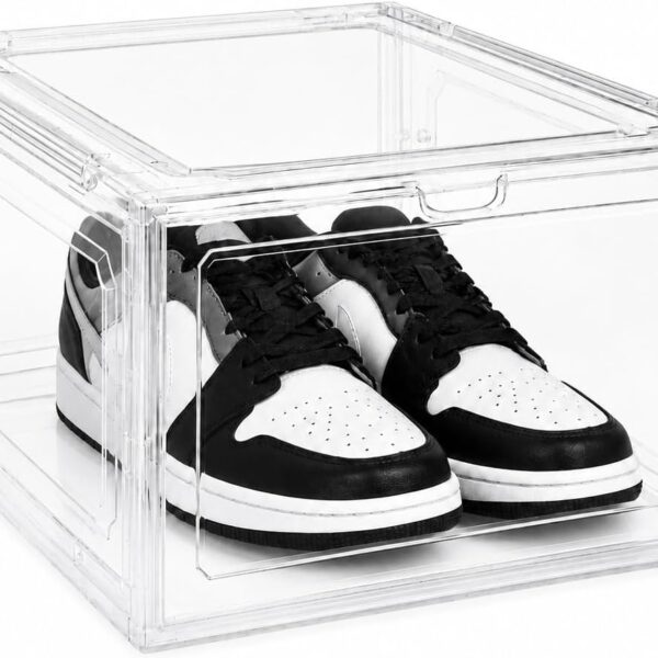 XX-Large Clear Stackable Modular Plastic Shoe Organiser